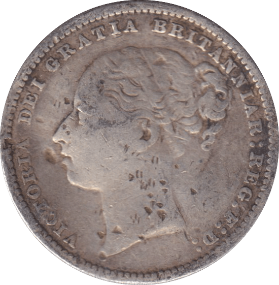 1885 SHILLING ( FINE ) - SHILLING - Cambridgeshire Coins