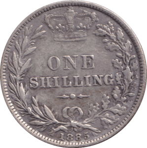 1885 SHILLING ( GVF ) - SHILLING - Cambridgeshire Coins