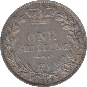 1885 SHILLING ( GVF ) - SHILLING - Cambridgeshire Coins