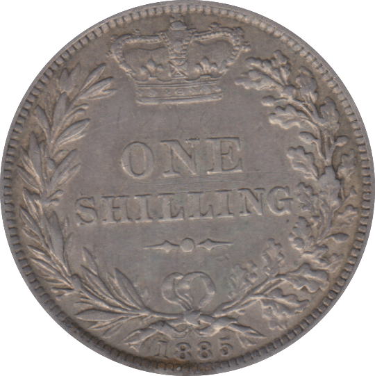 1885 SHILLING ( GVF ) - SHILLING - Cambridgeshire Coins