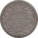 1885 SHILLING ( GVF ) - SHILLING - Cambridgeshire Coins