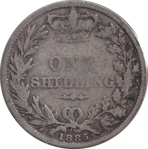 1885 SHILLING ( NF ) - SHILLING - Cambridgeshire Coins