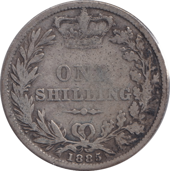 1885 SHILLING ( NF ) - SHILLING - Cambridgeshire Coins