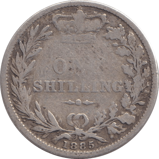 1885 SHILLING ( NF ) - SHILLING - Cambridgeshire Coins