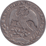 1885 SILVER 8 REALES MEXICO - SILVER WORLD COINS - Cambridgeshire Coins