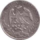 1885 SILVER 8 REALES MEXICO - SILVER WORLD COINS - Cambridgeshire Coins