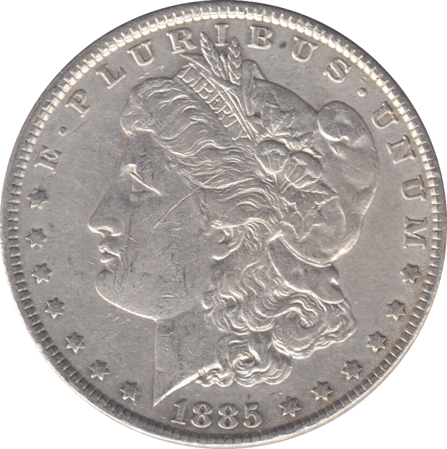 1885 SILVER DOLLAR USA - SILVER WORLD COINS - Cambridgeshire Coins