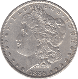 1885 SILVER DOLLAR USA - SILVER WORLD COINS - Cambridgeshire Coins