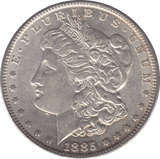 1885 SILVER MORGAN DOLLAR USA PHILADELPHIA MINT - SILVER WORLD COINS - Cambridgeshire Coins