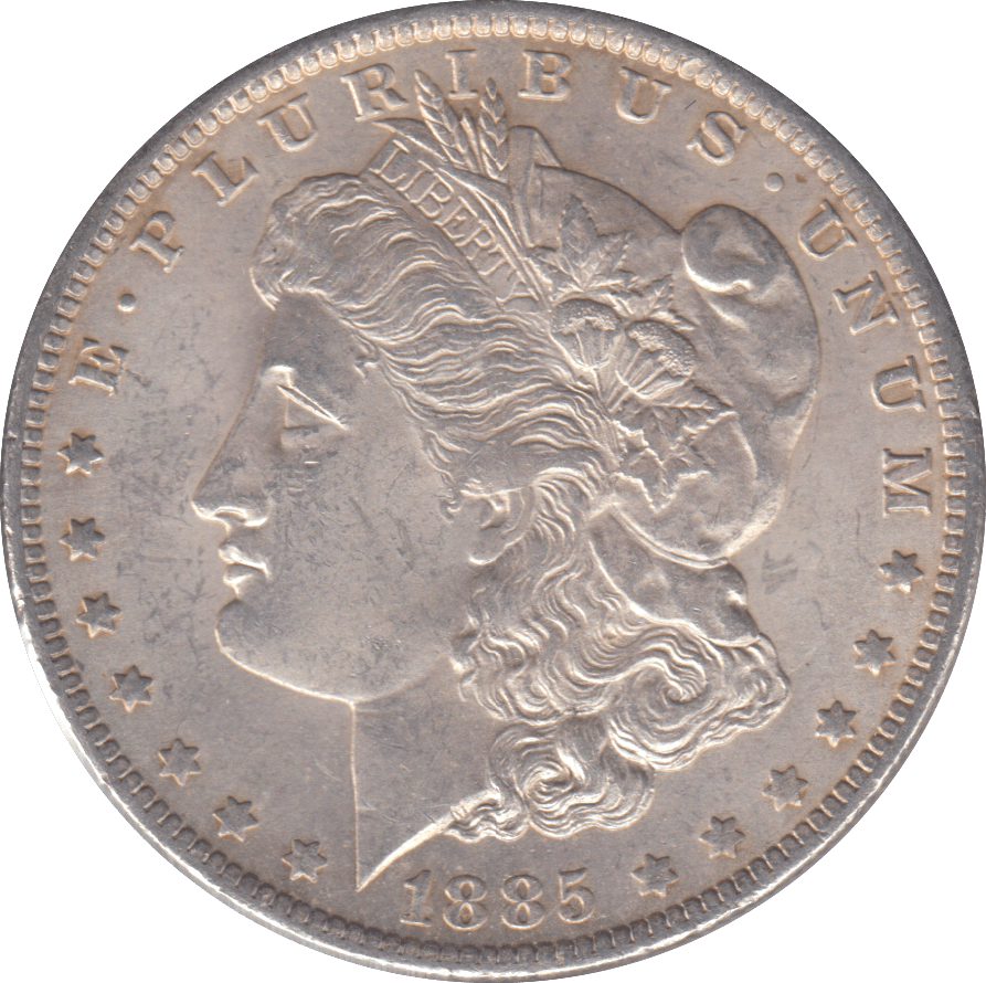 1885 SILVER NEW ORLEANS ONE MORGAN DOLLAR USA - SILVER WORLD COINS - Cambridgeshire Coins