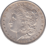1885 SILVER NEW ORLEANS ONE MORGAN DOLLAR USA - SILVER WORLD COINS - Cambridgeshire Coins