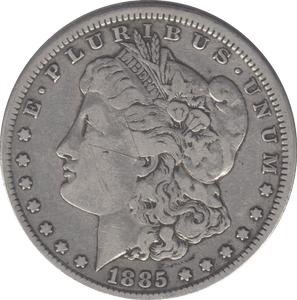 1885 SILVER ONE DOLLAR USA - SILVER WORLD COINS - Cambridgeshire Coins