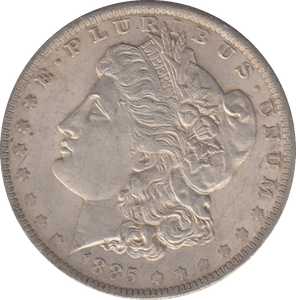 1885 SILVER ONE DOLLAR USA - SILVER WORLD COINS - Cambridgeshire Coins