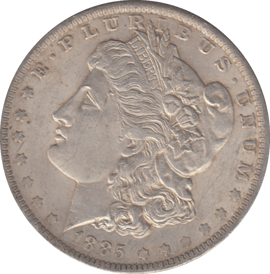1885 SILVER ONE DOLLAR USA - SILVER WORLD COINS - Cambridgeshire Coins