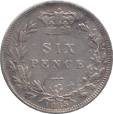 1885 SIX PENCE SCOTLAND ( GVF ) - SIXPENCE - Cambridgeshire Coins