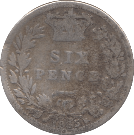 1885 SIXPENCE ( FAIR ) - SIXPENCE - Cambridgeshire Coins