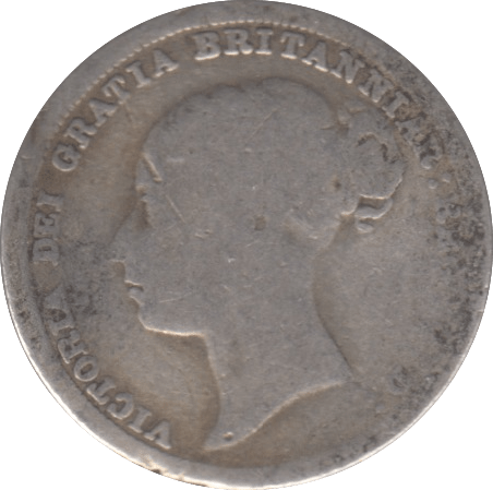 1885 SIXPENCE ( FAIR ) - SIXPENCE - Cambridgeshire Coins