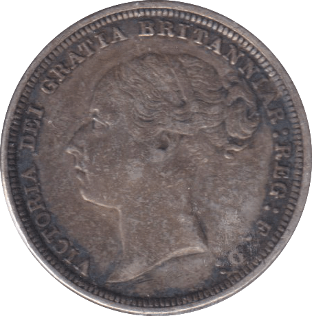1885 SIXPENCE ( VF ) - SIXPENCE - Cambridgeshire Coins