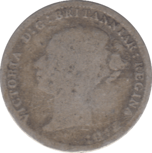 1885 THREEPENCE ( FINE ) - THREEPENCE - Cambridgeshire Coins