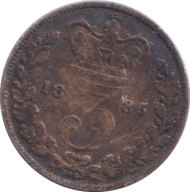 1885 THREEPENCE ( FINE ) - THREEPENCE - Cambridgeshire Coins