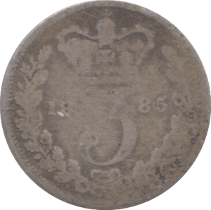 1885 THREEPENCE ( FINE ) - THREEPENCE - Cambridgeshire Coins