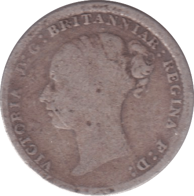1885 THREEPENCE ( FINE ) - THREEPENCE - Cambridgeshire Coins
