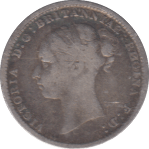 1885 THREEPENCE ( FINE ) - THREEPENCE - Cambridgeshire Coins