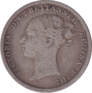1885 THREEPENCE ( FINE ) - Threepence - Cambridgeshire Coins
