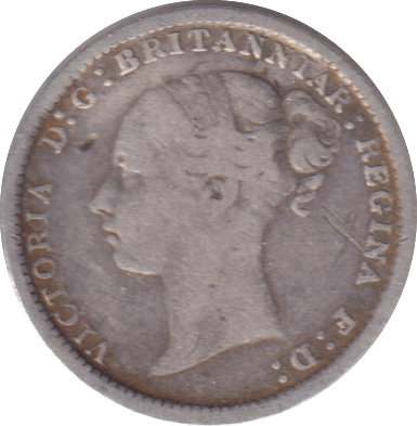 1885 THREEPENCE ( FINE ) - THREEPENCE - Cambridgeshire Coins
