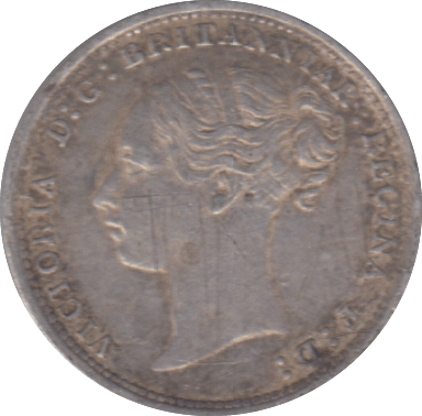 1885 THREEPENCE ( GVF ) - THREEPENCE - Cambridgeshire Coins