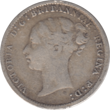 1885 THREEPENCE ( NF ) - THREEPENCE - Cambridgeshire Coins