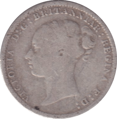 1885 THREEPENCE ( NF ) - THREEPENCE - Cambridgeshire Coins