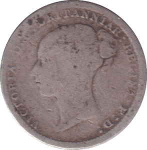 1885 THREEPENCE ( NF ) - THREEPENCE - Cambridgeshire Coins