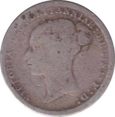 1885 THREEPENCE ( NF ) - THREEPENCE - Cambridgeshire Coins