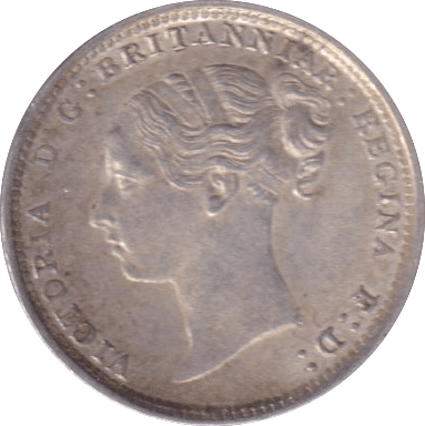 1885 THREEPENCE ( UNC ) - Threepence - Cambridgeshire Coins
