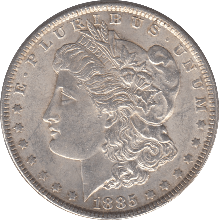 1885 USA SILVER MORGAN DOLLAR PHILADELPHIA - SILVER WORLD COINS - Cambridgeshire Coins