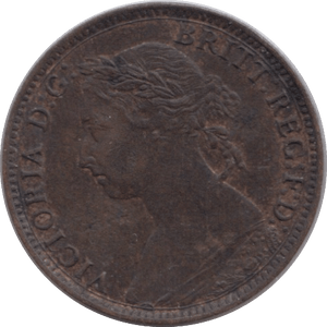 1886 FARTHING ( EF ) - Farthing - Cambridgeshire Coins