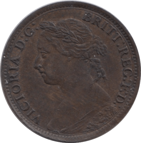 1886 FARTHING ( EF ) - Farthing - Cambridgeshire Coins