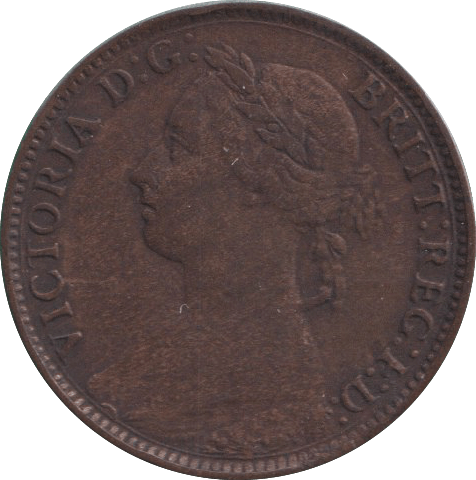 1886 FARTHING ( GF ) - FARTHING - Cambridgeshire Coins