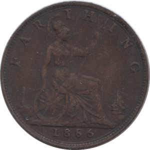 1886 FARTHING ( GF ) - Farthing - Cambridgeshire Coins
