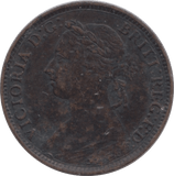 1886 FARTHING ( GVF ) - Farthing - Cambridgeshire Coins