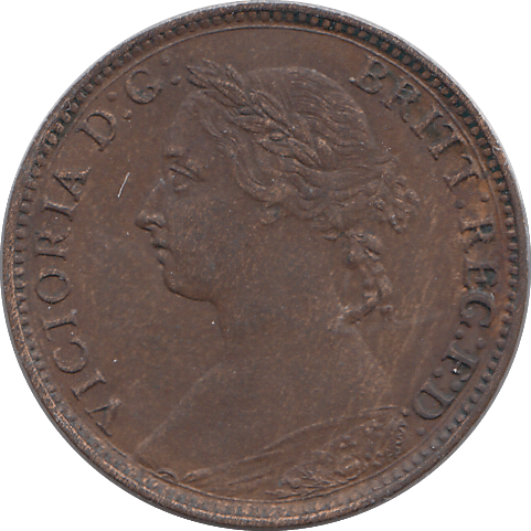 1886 FARTHING ( GVF ) - HALFPENNY - Cambridgeshire Coins