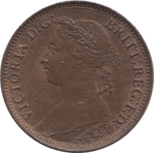 1886 FARTHING ( UNC ) - Farthing - Cambridgeshire Coins