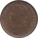 1886 FARTHING ( UNC ) - Farthing - Cambridgeshire Coins