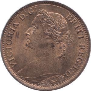 1886 FARTHING ( UNC ) - Farthing - Cambridgeshire Coins