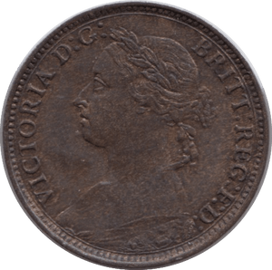 1886 FARTHING ( VF ) - Farthing - Cambridgeshire Coins
