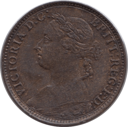 1886 FARTHING ( VF ) - Farthing - Cambridgeshire Coins