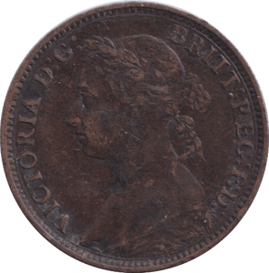 1886 FARTHING ( VF ) - FARTHING - Cambridgeshire Coins