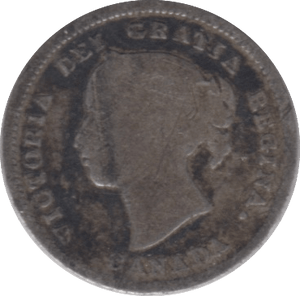 1886 FIVE CENTS CANADA - WORLD COINS - Cambridgeshire Coins
