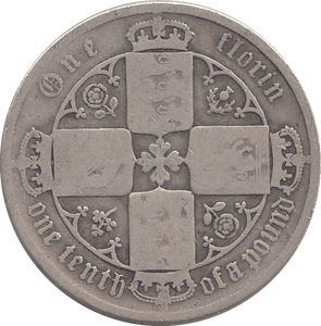 1886 FLORIN ( FAIR ) - FLORIN - Cambridgeshire Coins